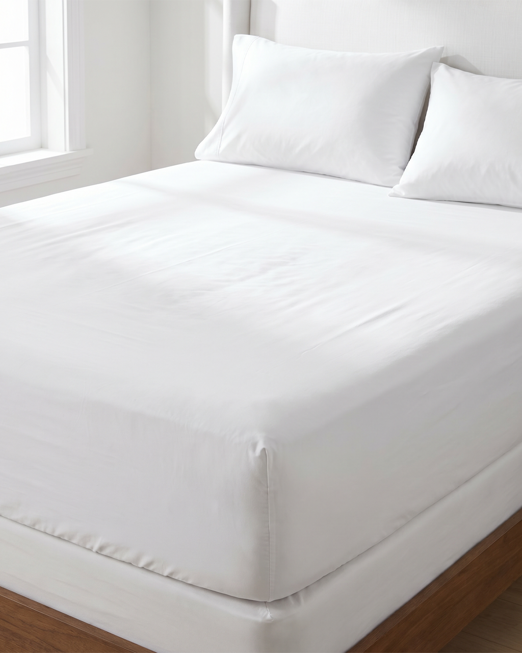 Premium Egyptian Cotton Fitted Sheets — Double