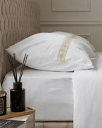 House of Alenza Egyptian cotton bed with pillowcases