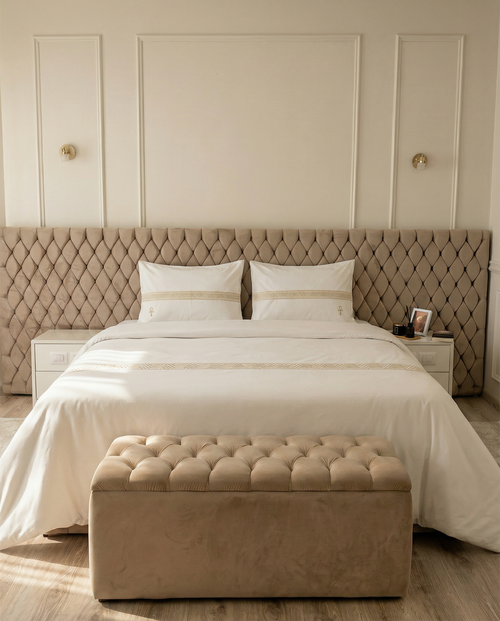 Premium Egyptian Cotton Duvet Cover — Double in White