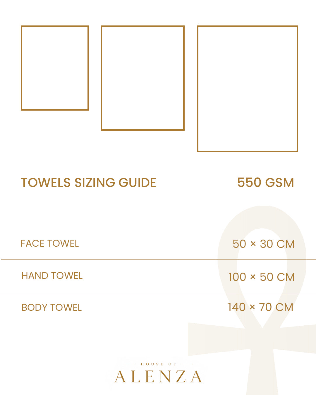 Premium Egyptian Cotton Towel Set ( 6 Piece ) — White