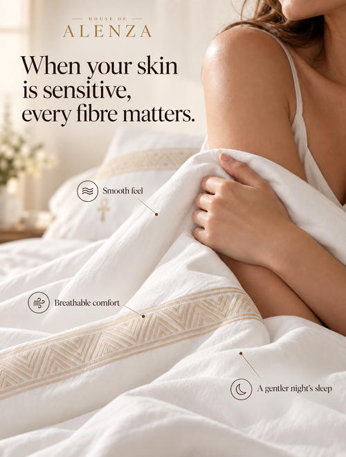 House of Alenza premium Egyptian cotton bedding set