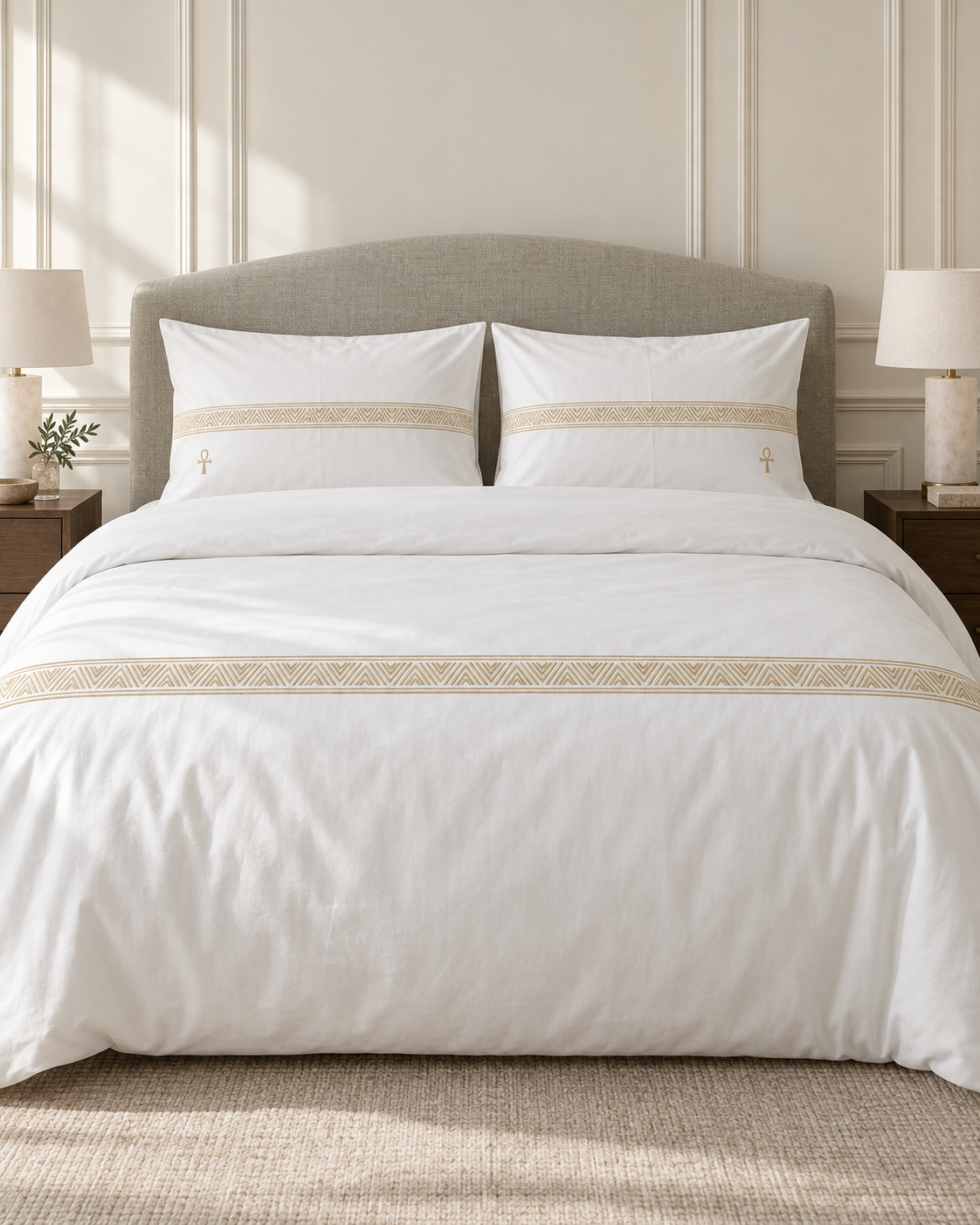 House of Alenza premium Egyptian cotton bedding