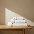 Premium Egyptian Cotton Towel Set ( 6 Piece ) — White
