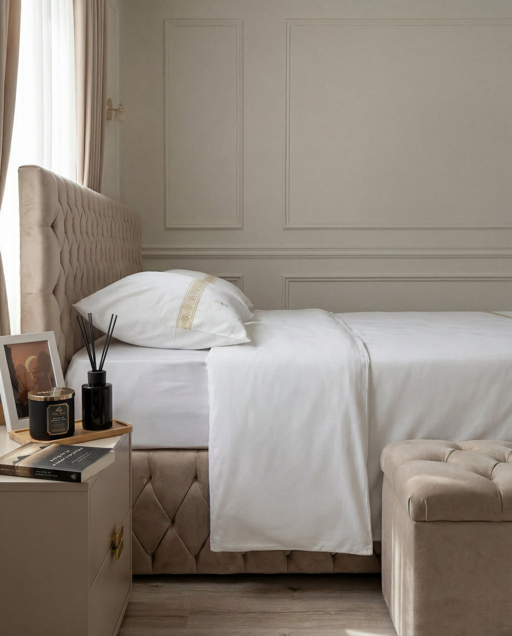 Premium Egyptian Cotton Bedding Set — Double